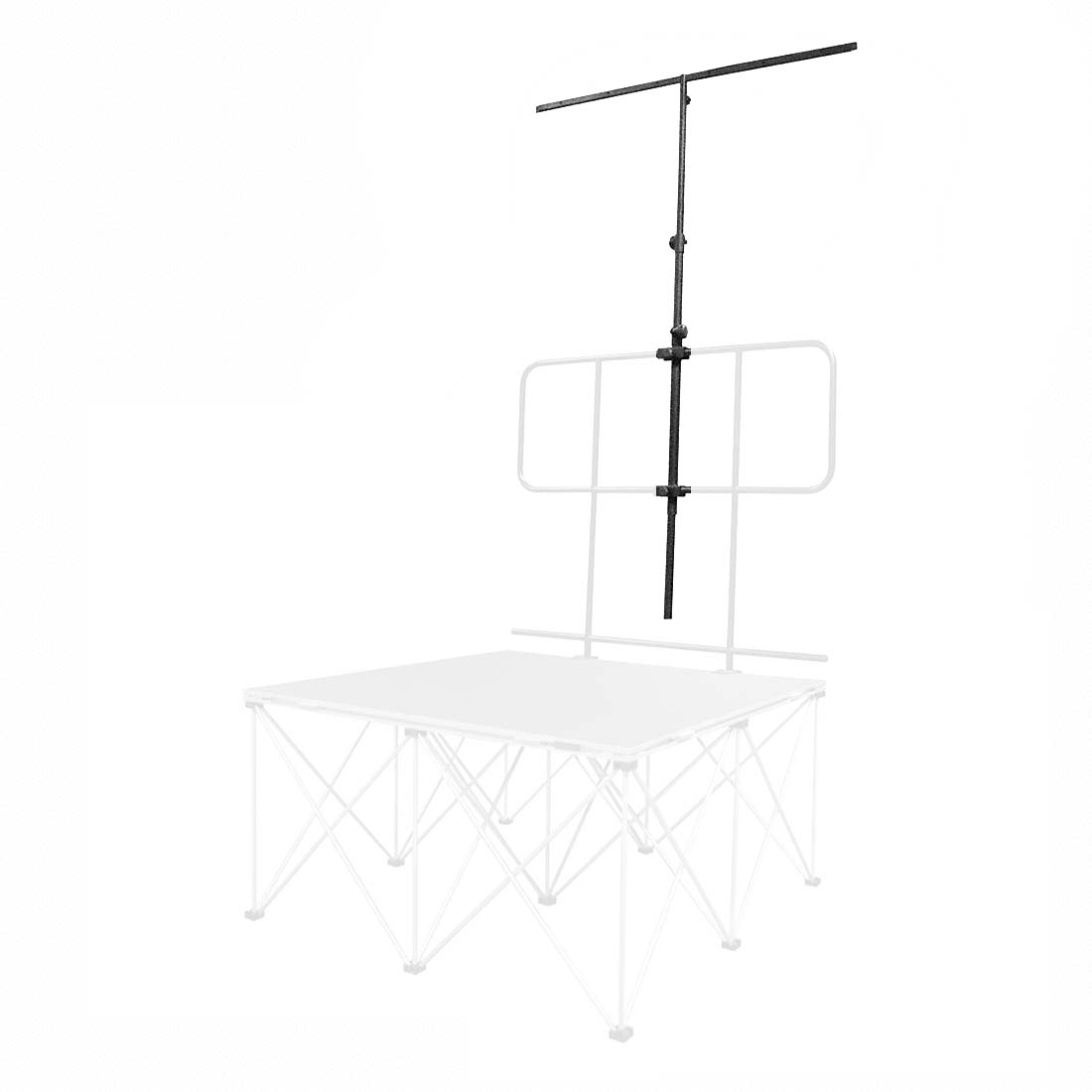 IntelliStage Backdrop Frame for 4' Wide Guard Rail ISBD