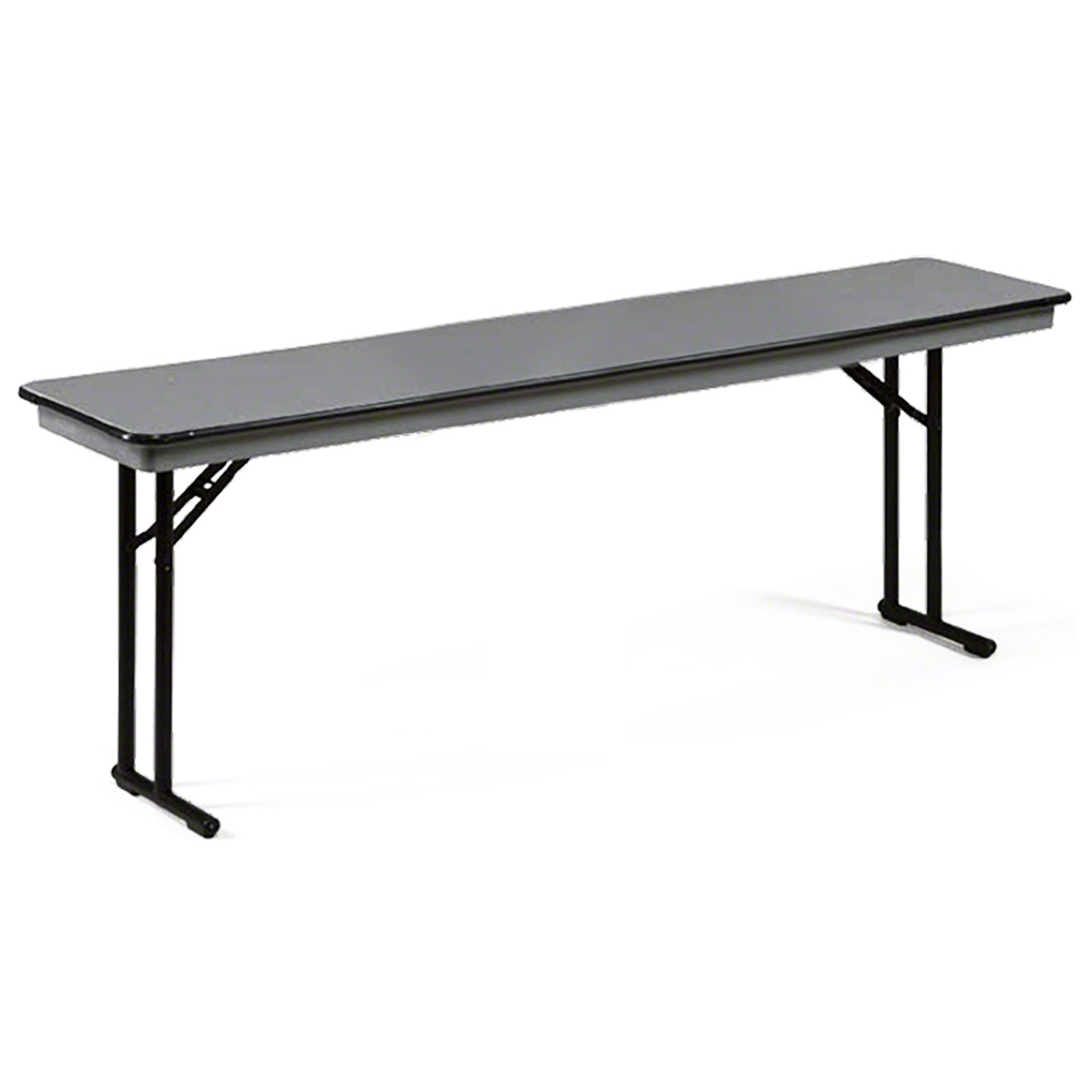 Midwest Folding CP818NLW 18"x96" Comfort Leg Seminar Folding Table, Hexalite
