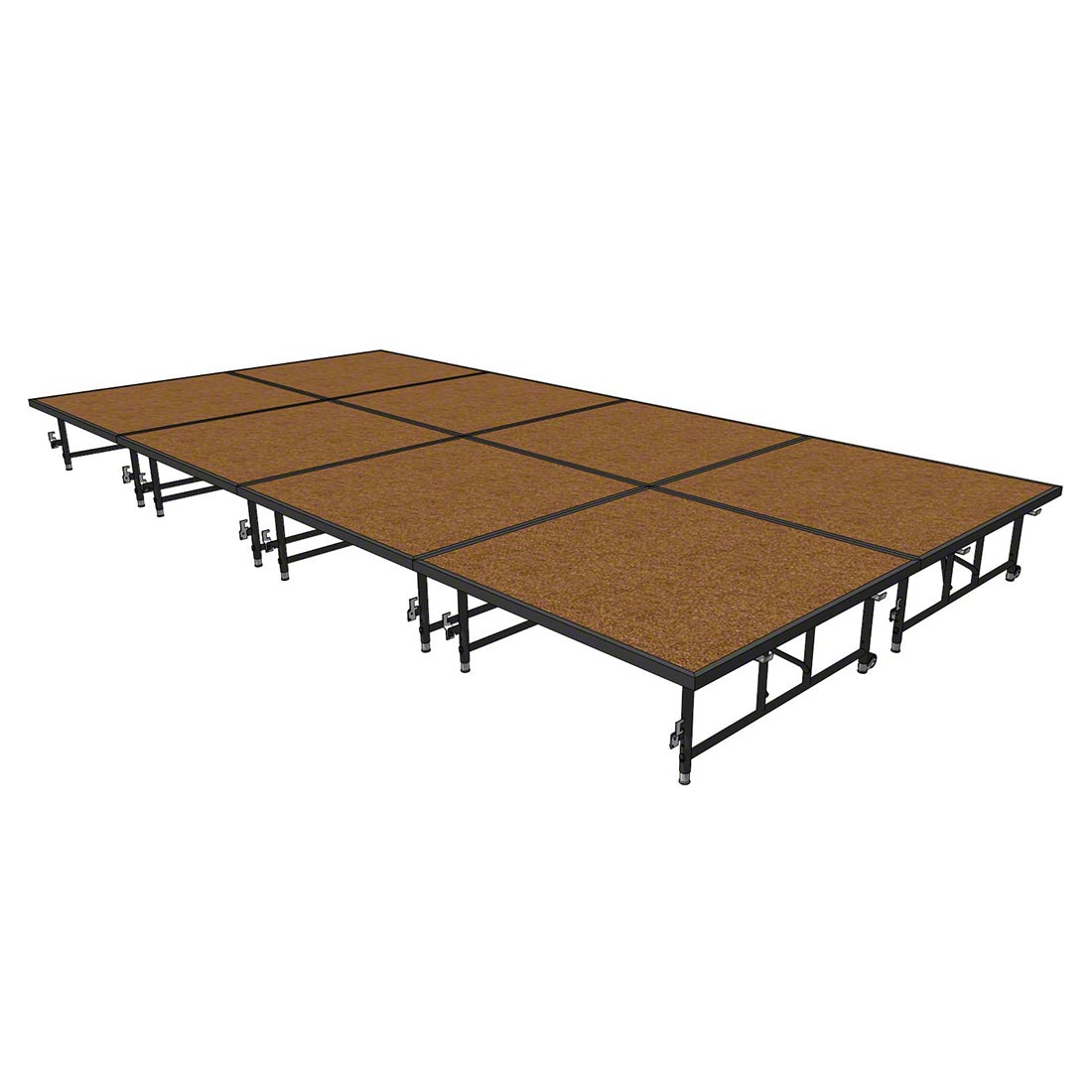 Midwest Folding 8'x16' TransFold Portable Stage Kit, 16