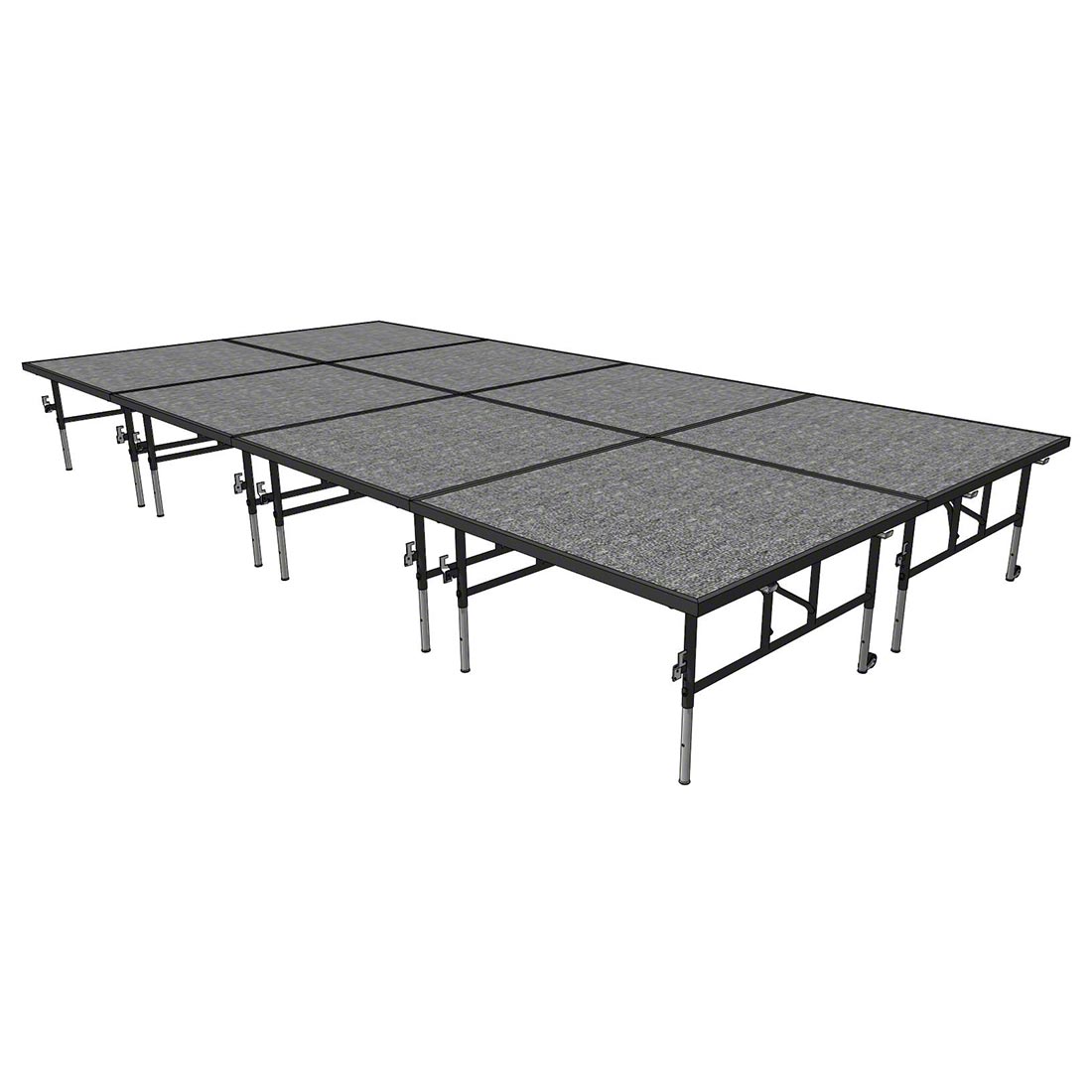 Midwest Folding 8'x16' TransFold Portable Stage Kit, 16