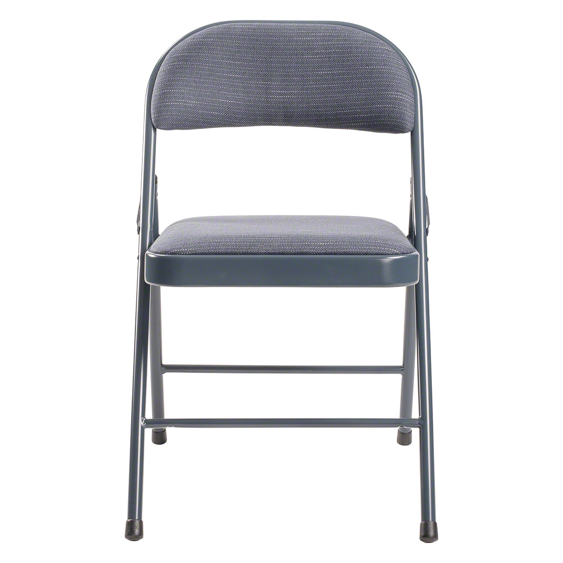 Basics by NPS 974 Blue Fabric Padded Folding Chair | StageDrop