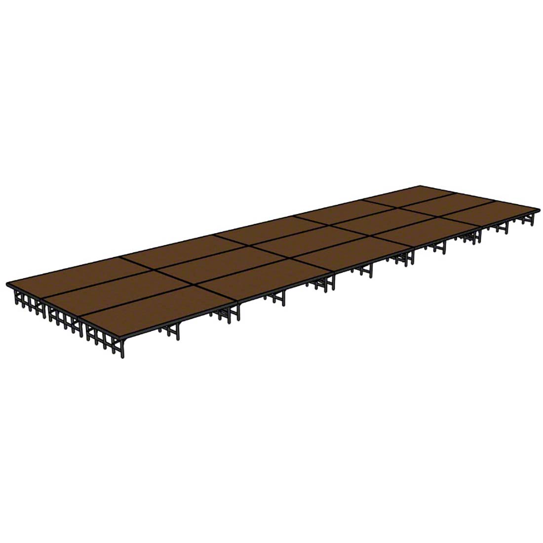 National Public Seating 12'x40' Portable Stage Kit NPS-SD12X40