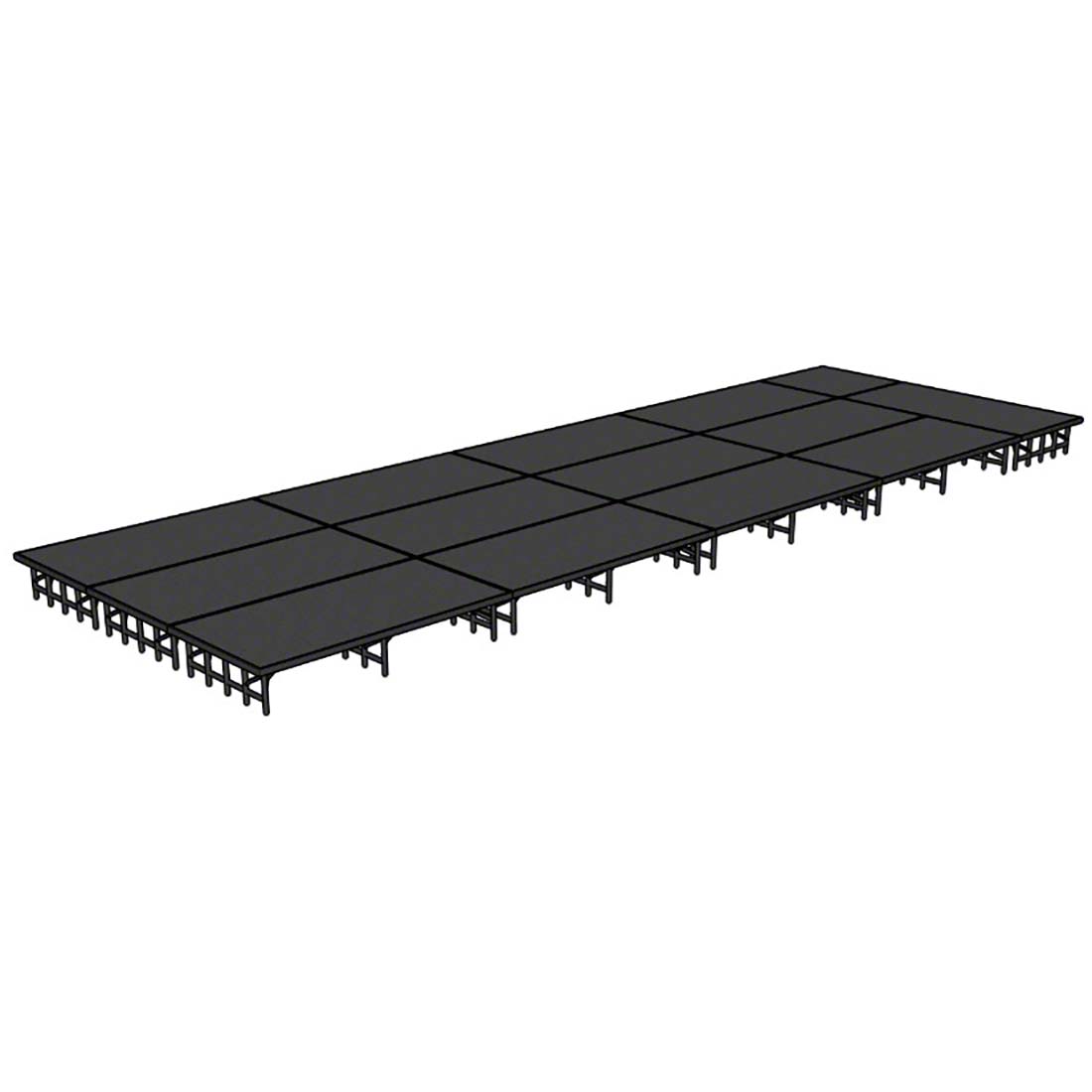National Public Seating 12'x36' Portable Stage Kit NPS-SD12X36