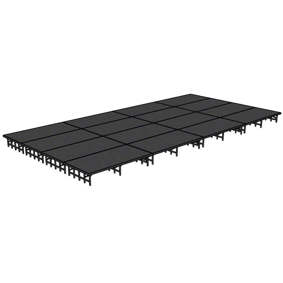 National Public Seating 16'x32' Portable Stage Kit NPS-SD16X32