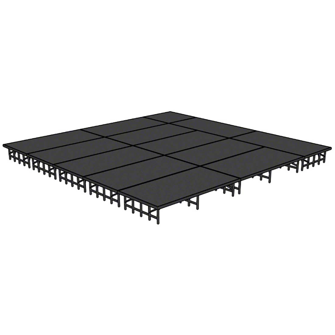 National Public Seating 20'x20' Portable Stage Kit NPS-SD20X20