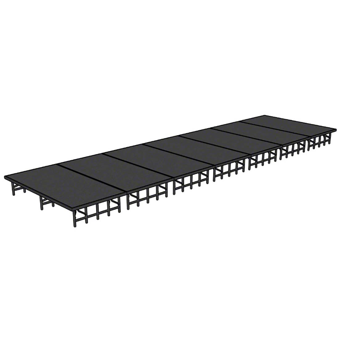 National Public Seating 8'x28' Portable Stage Kit NPS-SD8X28
