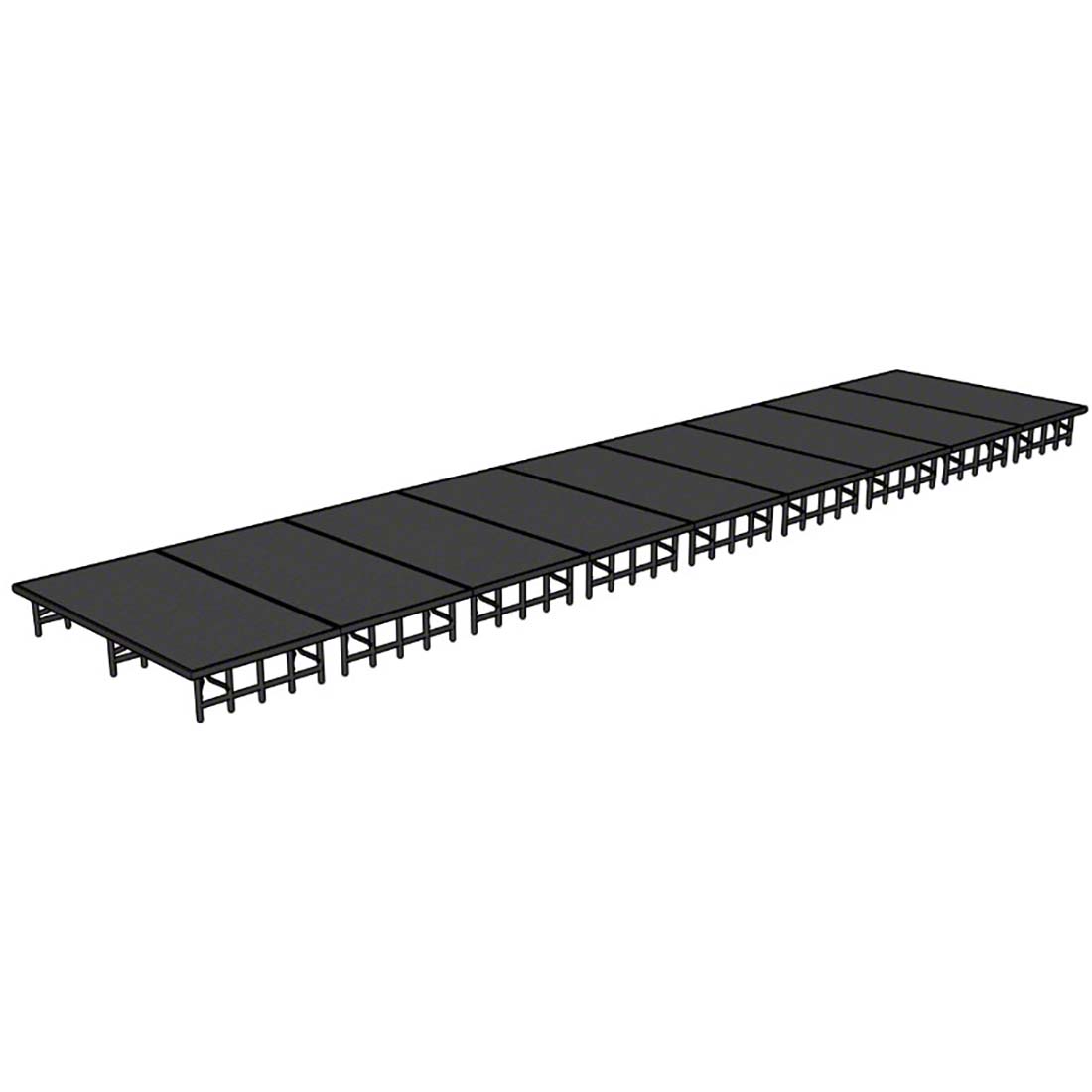 National Public Seating 8'x36' Portable Stage Kit NPS-SD8X36