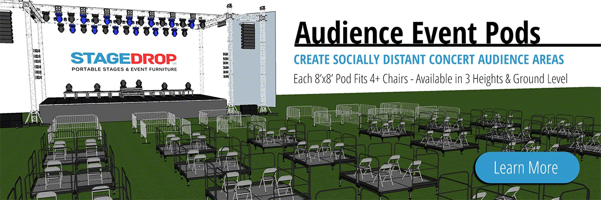 Audience Event Pods - For Socially Distant Concerts