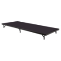National Public Seating S368P 3'x8' Portable Stage, with PolyDeck Surface, 8" Height