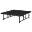 National Public Seating TransFix 4'x4' Stage Panel, 24"-32" Adjustable-Height with PolyDeck Surface - NPS-TFXS48482432P