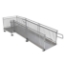 EZ-Access Pathway HD Solo Code-Compliant Aluminum Ramp with Guard Rails - EZA-PHD S0648G