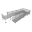 EZ-Access Pathway HD Solo Code-Compliant Aluminum Ramp with Guard Rails - EZA-PHD S0648G