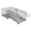 EZ-Access Pathway HD Solo Code-Compliant Aluminum Ramp with Guard Rails - EZA-PHD S0648G