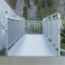 EZ-Access Pathway HD Solo Code-Compliant Aluminum Ramp with Guard Rails - EZA-PHD S0648G