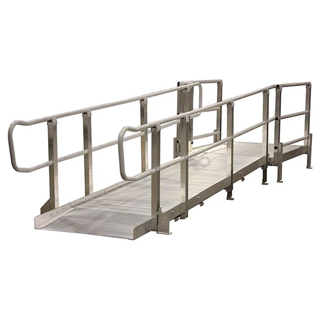 Modular XP Aluminum Platform w/ Hand Rails, 48