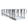 Modular XP Aluminum Ramp with Hand Rails, 36" Wide building ramp, wheelchair ramp, modular ramp, ada ramp, ada, ibs, osha