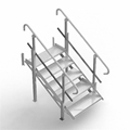 Modular XP Aluminum 5-Step Stair with Hand Rails