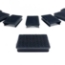 IntelliStage Hook and Loop Covered Skirt Clips (8-pack) - ISSKRTCLIPX8