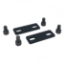 Staging 101 Replacement Coupling Hardware for Standing Choral Riser Guard Rails (2-Pack) - RP-S1SNCRSSGRC-HW