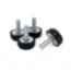 Replacement Screw-In Feet for Universal Fixed Stairs with Handrails (1, 2, 3 & 4-Step), 4-Pack - RP-STAIR1234FEET