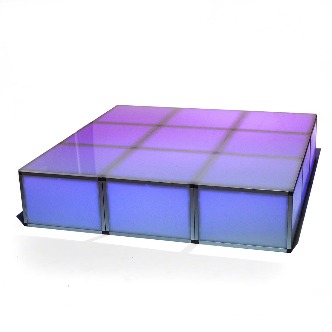 Lumo Stage Acrylic Dance Stage Shown Illuminated