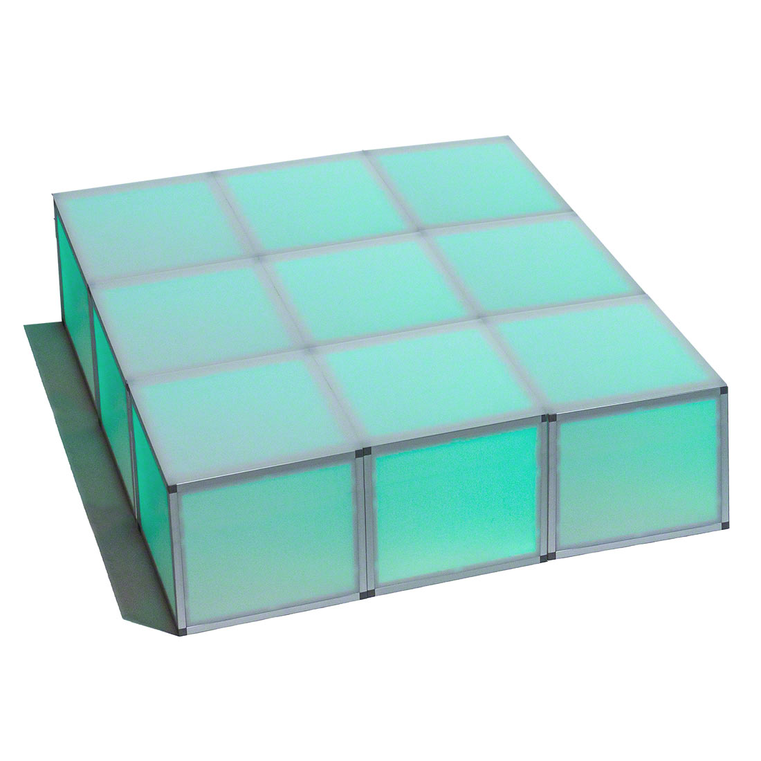 Lumo Stage Acrylic Dance Stage Shown Illuminated