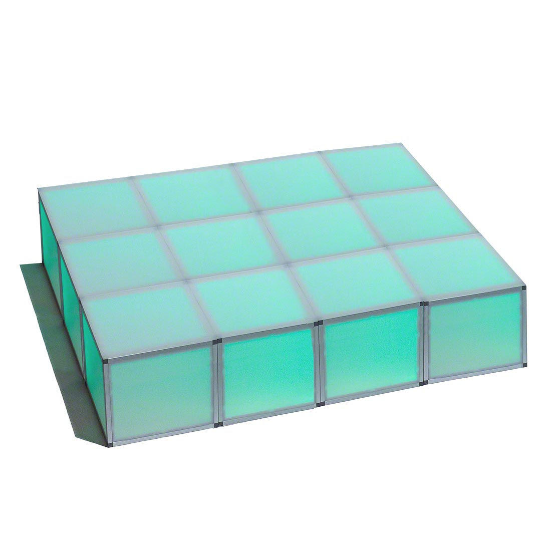 Lumo Stage Acrylic Dance Stage Shown Illuminated