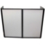 ProX 4 Panel Collapse-and-Go DJ Facade Package, Black Frame (MK3) - PRX-XF-4X3048BMK3