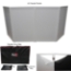 ProX 4 Panel Collapse-and-Go DJ Facade Package, White Frame (MK3) - PRX-XF-4X3048WMK3