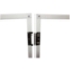 ProX 4 Panel Collapse-and-Go DJ Facade Package, White Frame (MK3) - PRX-XF-4X3048WMK3