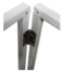 ProX 4 Panel Collapse-and-Go DJ Facade Package, White Frame (MK3) - PRX-XF-4X3048WMK3