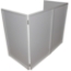 ProX 4 Panel Collapse-and-Go DJ Facade Package, White Frame (MK3) - PRX-XF-4X3048WMK3