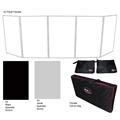 ProX 5 Panel Quick-Release DJ Facade Package, Silver Frame