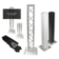 ProX Flex Tower Totem Package w/Soft Carrying Bag, Adjustable 3.3'H - 6.6'H - PRX-XT-FTP328-656-B