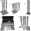 ProX Flex Tower Totem Package w/ATA Flight Case, Adjustable 3.3'H - 6.6'H - PRX-XT-FTP328-656-C