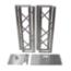 ProX Flex Tower Totem Package w/ATA Flight Case, Adjustable 3.3'H - 6.6'H - PRX-XT-FTP328-656-C