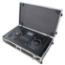 ProX Control Tower DJ Podium and Road Cases (for Pioneer DDJ-REV7, XDJ-XZ, FLX10 & Rane 4), Black Finish - PRX-XZF-DJCTBLCASEMK2