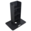 ProX Control Tower DJ Podium and Road Cases (for Pioneer DDJ-REV7, XDJ-XZ, FLX10 & Rane 4), Black Finish - PRX-XZF-DJCTBLCASEMK2