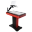 ProX Pioneer Control Tower DJ Podium and Cases, Red/Black - ARCHIVED - PRX-XZF-DJCTRBCASE