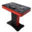 ProX Pioneer Control Tower DJ Podium and Cases, Red/Black - ARCHIVED - PRX-XZF-DJCTRBCASE