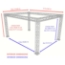 Dimensions for Truss Kit for 12'x16' Stages