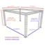 Dimensions for Truss Kit for 12'x16' Stages