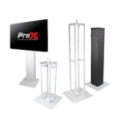ProX Flex Totem TV Package With Stand, TV Mount and Speaker Mount