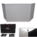 ProX 4 Panel Collapse-and-Go DJ Facade Package, White Frame (MK2)