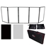 ProX 5 Panel Quick-Release DJ Facade Package, Black Frame  - PRX-XF-5X3048B