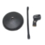 ProX T-MIC07 Desktop Gooseneck Microphone Stand w/ 6" Round Base - PRX-T-MIC07