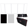 ProX 5 Panel Quick-Release DJ Facade Package, Wedding White Frame