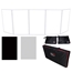ProX 5 Panel Quick-Release DJ Facade Package, Wedding White Frame - PRX-XF-5X3048W