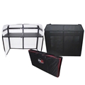 ProX Mesa MK2 DJ Facade Table Station, B&amp;W Scrims and Carry Bag 
