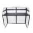 ProX Mesa MK2 DJ Facade Table Station, B&amp;W Scrims and Carry Bag  - PRX-XF-MESAMK2